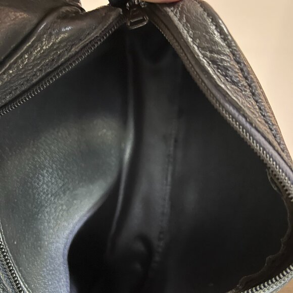Longchamp Black Leather Crossbody Bag - Picture 7 of 10